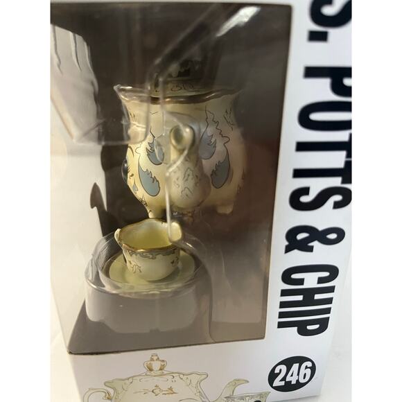 Funko Pop! Disney Beauty And The Beast - Mrs. Potts & Chip #246 New - Picture 8 of 11